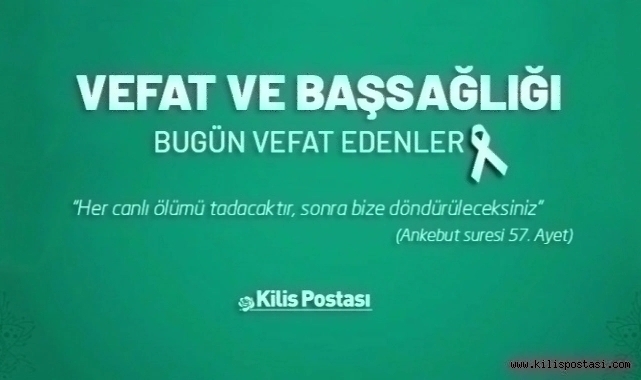 Bugün Vefat Edenler 11 Nisan 2023