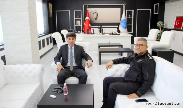 Kilis İl Emniyet Müdürü Kurt'tan Kilis 7 Aralık Üniversitesi Rektörü Karacoşkun’a Ziyaret