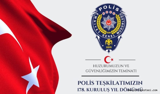 Vali Soytürk'ten Türk Polis Teşkilatına Kutlama Mesajı