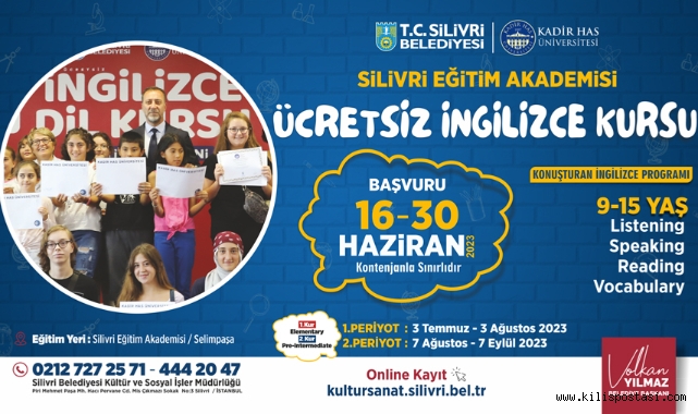 Silivri'de Ücretsiz İngilizce Kursu Kayıt Dönemi Başladı