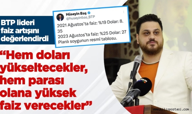 “Hem doları yükseltecekler, hem parası olana yüksek faiz verecekler”