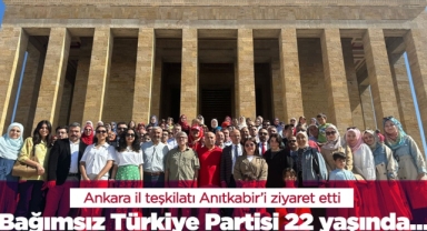 Bağımsız Türkiye Partisi 22 yaşında…