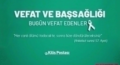 Bugün Vefat Edenler 22 Eylül 2023