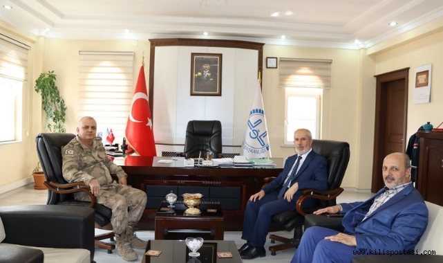 Jandarma Albay Halil Coşkun, Kilis İl Müftüsü Alettin Bozkurt'u Ziyaret Etti!