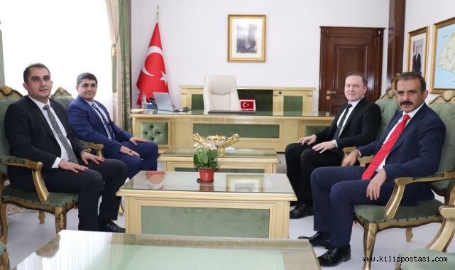 Kilis Vali Yardımcıları Polateli Kaymakamını Ziyaret Etti!