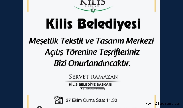 Meşetlik Tekstil ve Tasarım Merkezi Açılıyor!