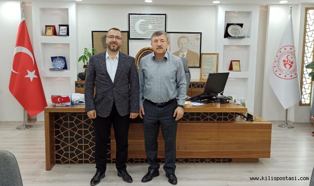 MÜSİAD İl Başkanı Seyit Hücan Kilis Gençlik ve Spor İl Müdürü Metin Kaplan'ı Ziyaret Etti!