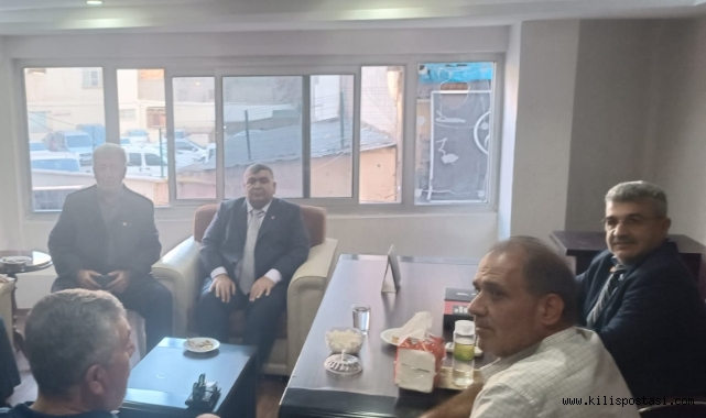 CHP Kilis İl Başkanı ve Belediye Meclis Üyeleri BTP'yi Ziyaret Etti