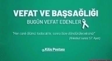 Bugün Vefat Edenler 7 Aralık 2023