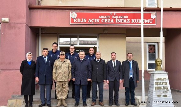 Kilis Valisi Tahir Şahin, Ceza İnfaz Kurumu Ziyaretlerini Sürdürüyor!