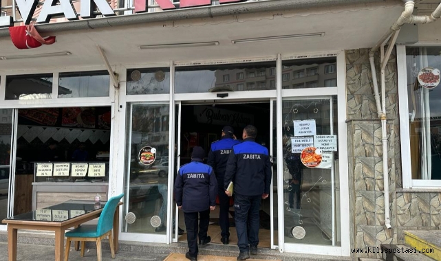 Kilis Zabıtasından Yeme-İçme Sektörüne Fiyat Etiketi Denetimi!