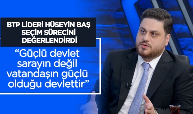 “Güçlü devlet sarayın değil vatandaşın güçlü olduğu devlettir”