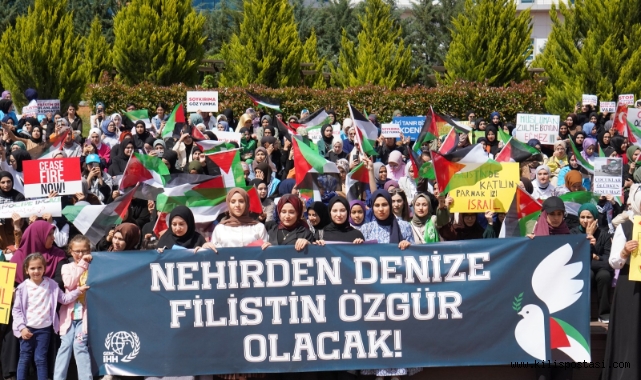 Kilis 7 Aralık Üniversitesi Öğrencileri Filistin'e Destek İçin Oturma Eylemi Düzenledi!
