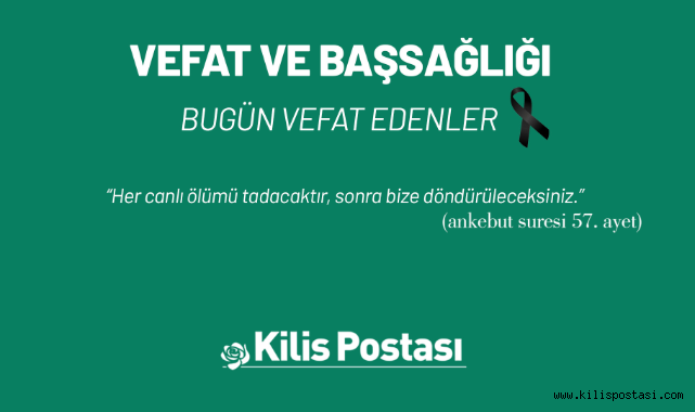 Bugün Vefat Edenler 12 Haziran 2024