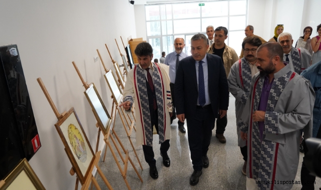 Kilis 7 Aralık Üniversitesi'nde“Baharın İzleri” ve “Gazze Motifleri” Sergileri Açıldı!