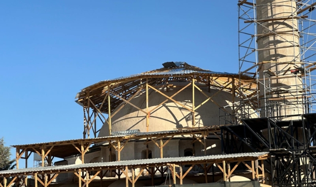 Kilis Tekye Canbolat Paşa Camii Tadilatı Hızla Devam Ediyor!
