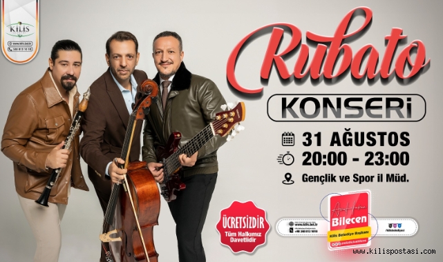 Kilis’te Müzik Şöleni: Rubato Konseri!