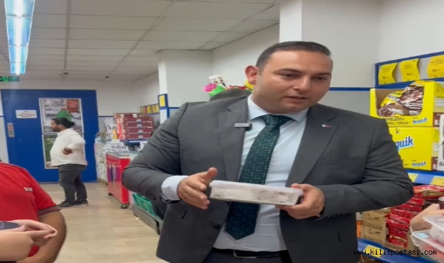 Kilis’te Sağlık Denetimi: Tarihi Geçmiş Ürünler İçin Kapatma Cezası, İyi Mağazaya Teşekkür!