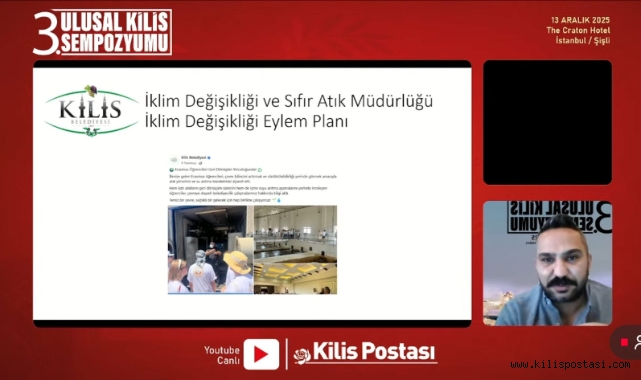 Dr. Ali Can GÖZCÜ: "Kilis Belediye'sinin İklim Değişikliği ve Sıfır Atık Müdürlüğü yok."