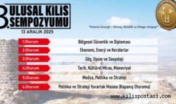 Kilis İstanbul’da Buluşuyor: 3. Ulusal Sempozyuma Saatler Kaldı!