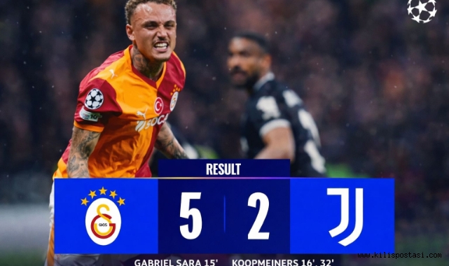 Galatasaray’dan Şampiyonlar Ligi’nde Muhteşem Geri Dönüş: 5-2