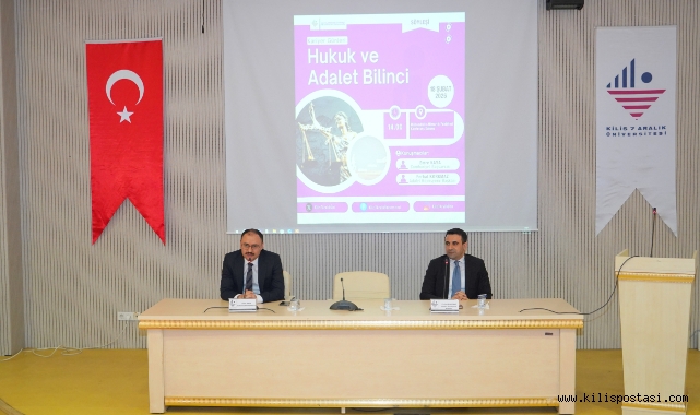 Üniversitede “Hukuk ve Adalet Bilinci” Söyleşisi Düzenlendi