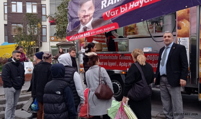 BTP Beyoğlu İlçe Teşkilatından Örnektepe’de lokma ikramı