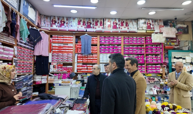 BTP heyeti Van'da esnafla buluştu