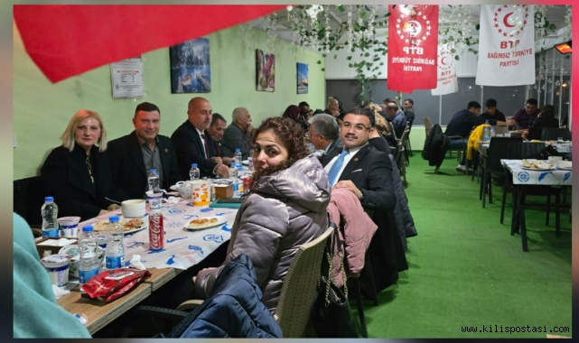 BTP Mersin teşkilatı iftar programında buluştu