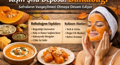 Kışın Şifa Deposu: Balkabağı Sofraların Vazgeçilmezi Olmaya Devam Ediyor