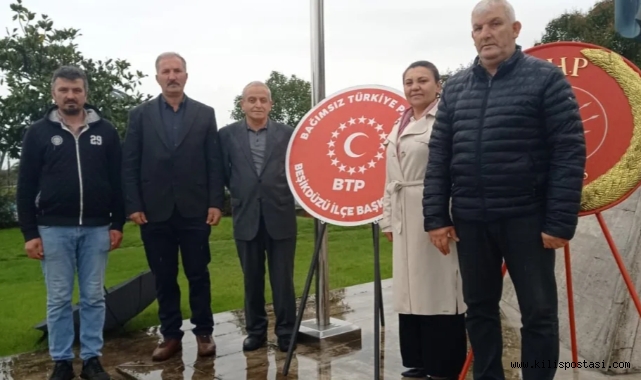 Beşikdüzü’nde 23 Nisan gururu: BTP Milli Egemenlik için meydandaydı