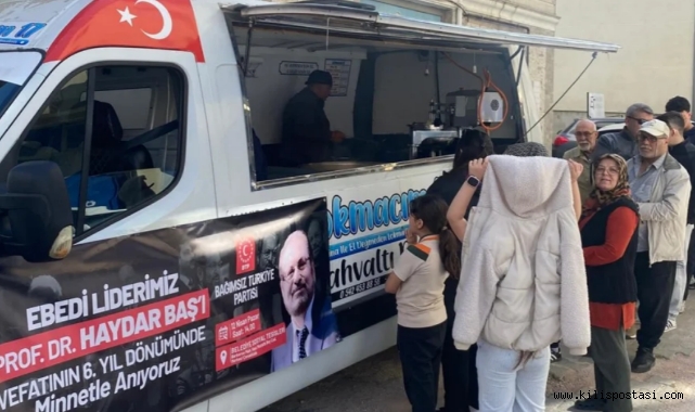 BTP, Biga'da Prof. Dr. Haydar Baş anısına lokma dağıttı