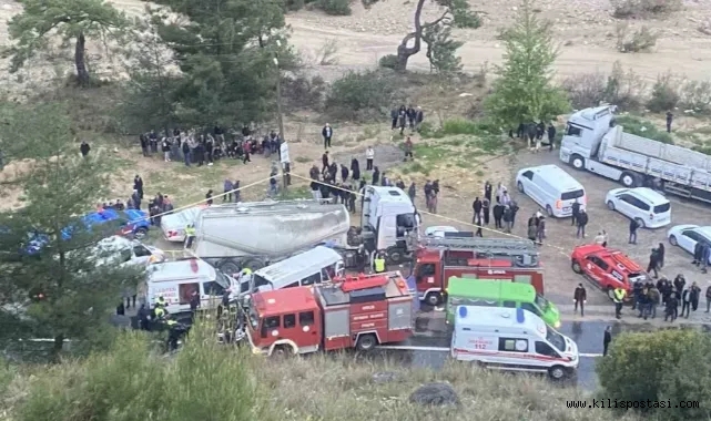 Burdur’da katliam gibi kaza