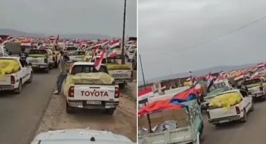 Irak'tan yardım kampanyası! Araçlar akın akın İran'a gidiyor