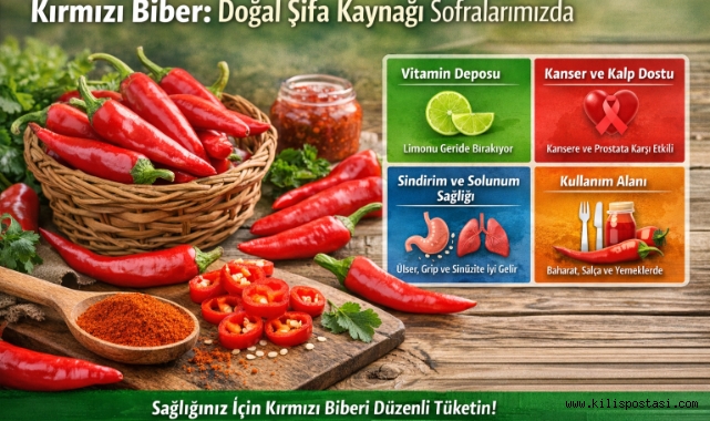 Kırmızı Biber: Doğal Şifa Kaynağı Sofralarımızda