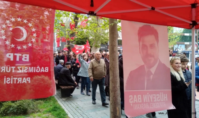 Kocaeli Yürüyüş Yolu’nda BTP izdihamı