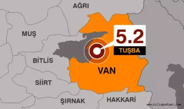 Son dakika... Van'da 5.2 büyüklüğünde deprem! Bölgeden ilk bilgiler... 04.04.2026