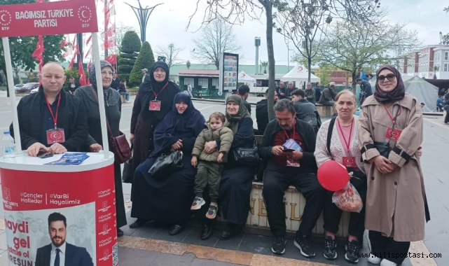 BTP Giresun Kadın Kolları Anneler Günü'nde sahaya indi: Gönüllere dokundular