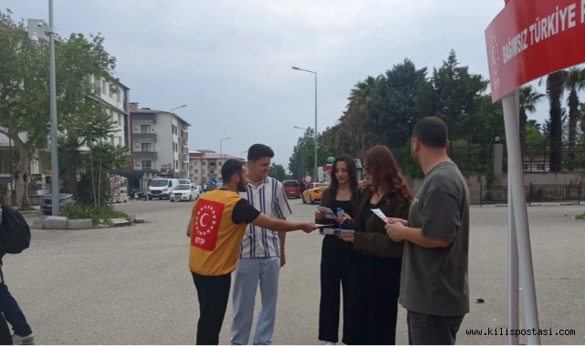BTP Hatay İl Teşkilatı sahada: Stant ve pazar ziyaretleriyle halkın nabzı tutuldu