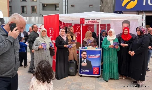 BTP Karabük Teşkilatı’ndan 19 Mayıs’ta stand çalışması