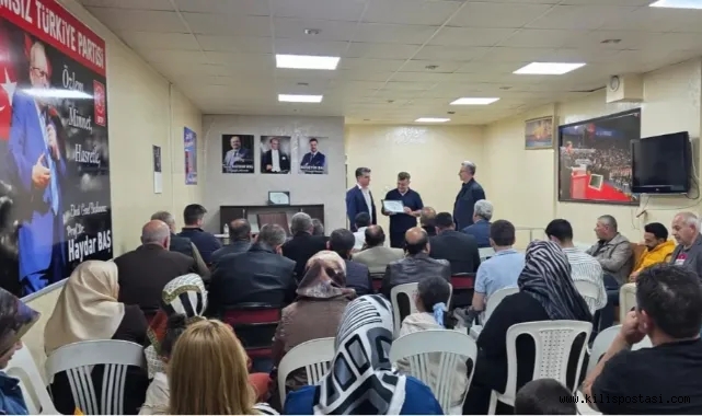 BTP Kilis İl Teşkilatı’ndan hem 19 Mayıs coşkusu hem plaket töreni