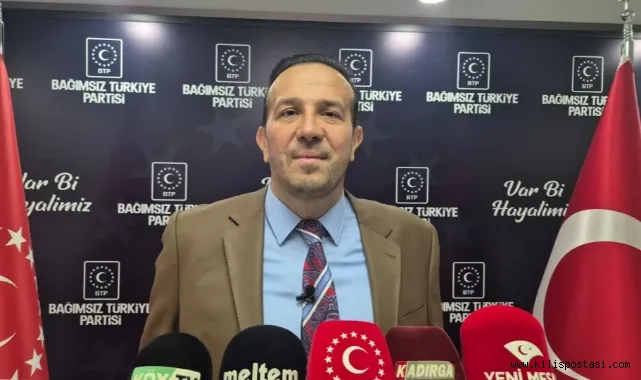 Bağımsız Türkiye Partisi (BTP) Sözcüsü Lütfullah Önder iktid