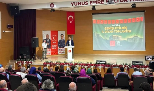 BTP Ankara Genişletilmiş İl Divan Toplantısı yapıldı: Yeni üyelere rozetleri takıldı