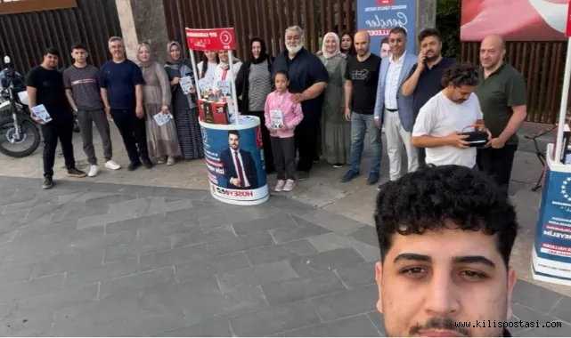 Kahramanmaraş'ta BTP rüzgârı: Şehrin dört bir yanında stantlar kuruldu