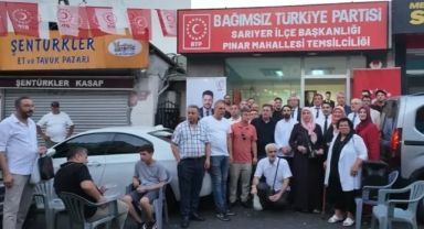 Sarıyer'de BTP açılışı: Pınar Mahallesi Temsilciği hizmete girdi