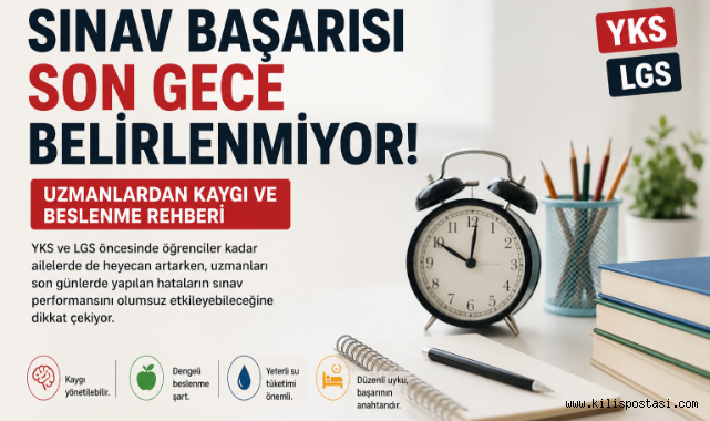 YKS ve LGS öncesi Uzmanlardan kritik uyarılar: Kaygıyı yönetmek de doğru beslenmek de başarıyı etkiliyor