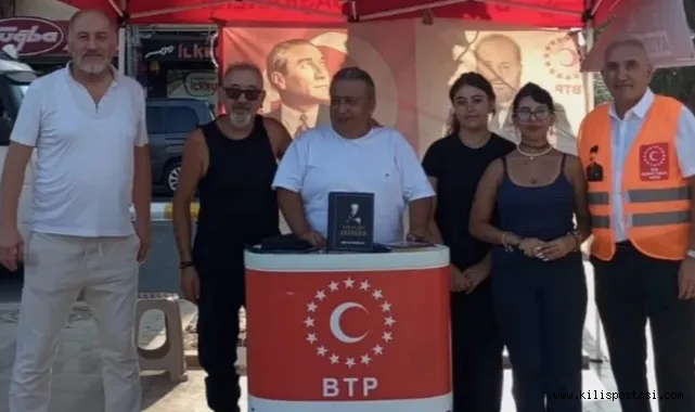 BTP Aydın İl Başkanlığı’ndan stant çalışması: Gençlerden yoğun ilgi