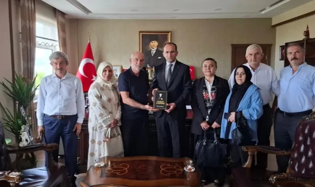 BTP heyetinden Beşikdüzü Kaymakamı Sarıdoğan’a ziyaret
