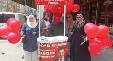 BTP Kayseri Teşkilatından sahada yoğun mesai: Kadın ve Gençlik Kollarından stant çalışması