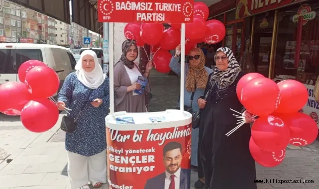BTP Kayseri Teşkilatından sahada yoğun mesai: Kadın ve Gençlik Kollarından stant çalışması